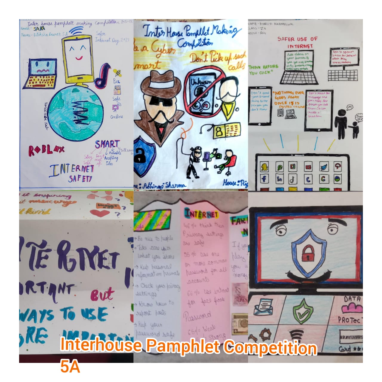 Virtual Inter House Pamphlet Making Competition